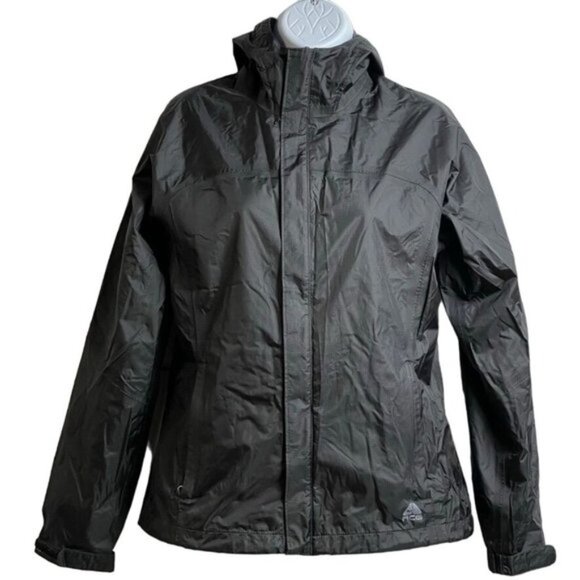 Nike Fitstorm ACG Women's Black Rain‎ Jacket Size S Hooded - Picture 1 of 16